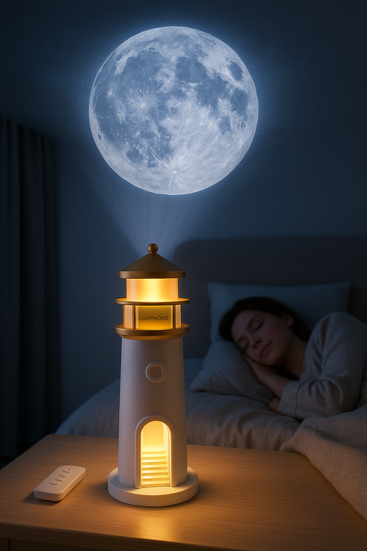 🌕 Moonlight Lighthouse Projector